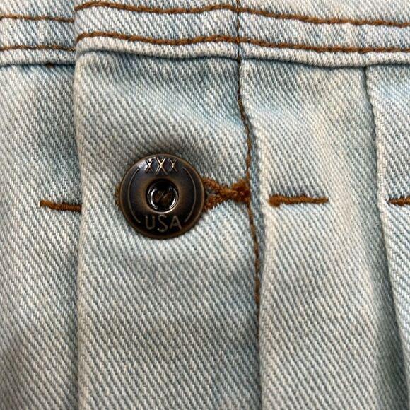 10 DEEP MEN BAD ACID DENIM JACKET (BLUE) 3XL - Picture 7 of 10